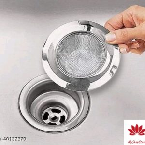 Stainless Steel Sink Strainer Kitchen Drain Basin Basket Filter Stopper Drainer (Jali)