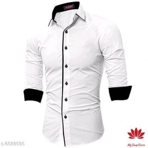 Stylish Cotton Shirt Long Sleeves For Men