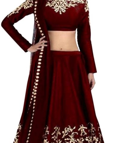 Girls Lehenga Choli Ethnic Wear Embroidered Lehenga, Choli