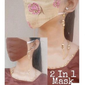 Facemask Chain And Get A Suprising Random Color Cotton Face Mask