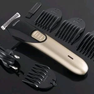 Kubra KB-2025 Rechargeable Cordless Runtime 60 min Trimmer for Men (Gold)