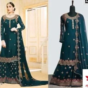Trendy Women's Full Georgette Semi Stitched Suit