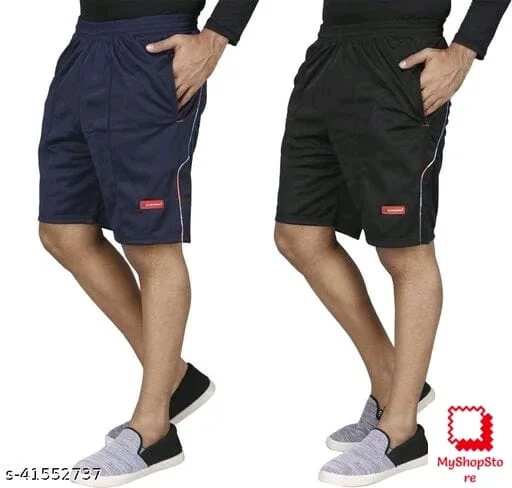 Trendy Men Cotton Blind Shorts - My Shop