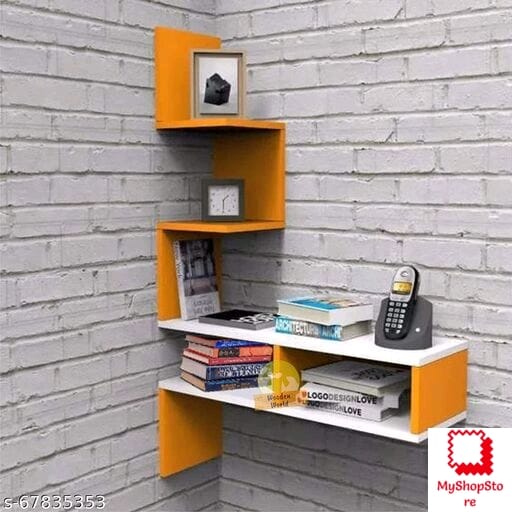 Unique Wall Shelves Handicraft 5 Sleeves My Shop On yellow