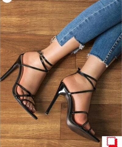 Versatile Women Patent Leather Heels