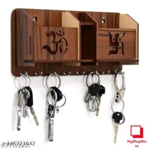 Stylish Key Holders Wooden Brown