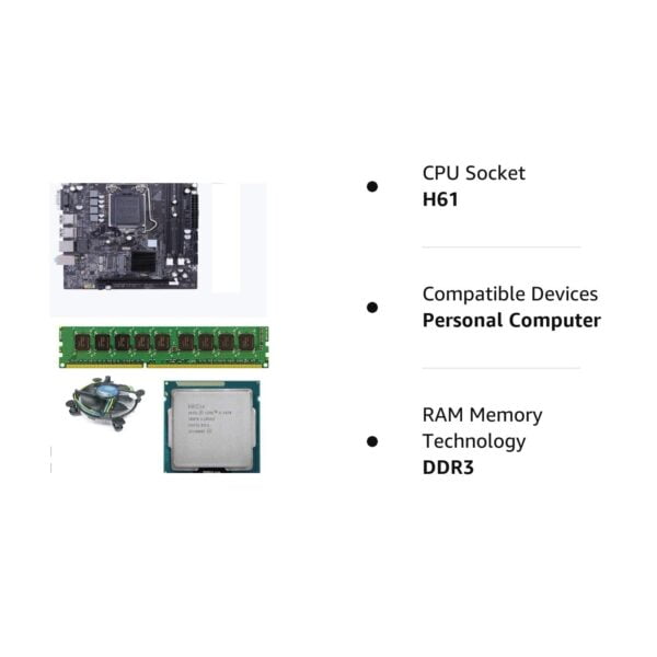 Buy 8GB RAM Motherboard Full Kit Zeb H61 Price My Shop Store detail