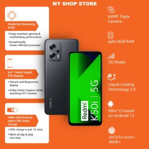 Mi India Redmi K50i 5g Smartphone