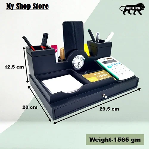 Wooden Office Organizers Tray My Shop Store - Image 2