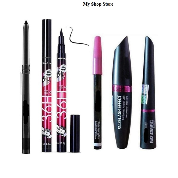 Beauty Eyeshadow Makeup Kit Mascara Eyeliner Kajal 3 1