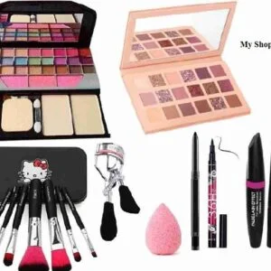 Beauty Eyeshadow Makeup Kit (Mascara, Eyeliner, Kajal)