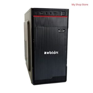 Zebion Computer System Cabinet Black