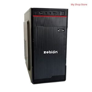 Zebion Computer System Cabinet Black