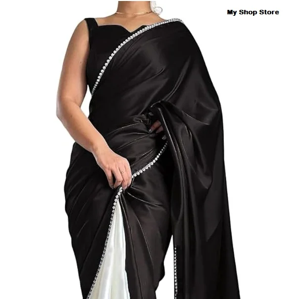 BrahamShakti Women Saree Dress Design New - Image 2
