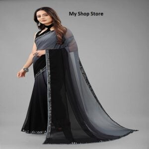 Best Latest Indian Saree Com Georgette Material 1