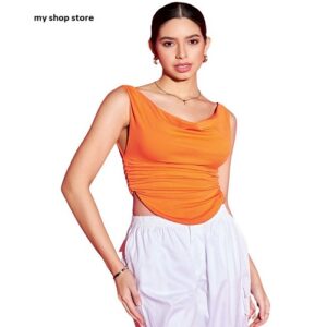 Dressing Style in Summer 2024 Printed Best Highfy Crop Top 4