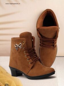 Krafter Women Winter Heels Boots 2024 Trending 3