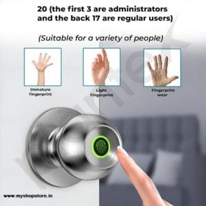 Anti Theft Smart Lock Long Life Aluminum Fingerprint Superb Lock 2025 3