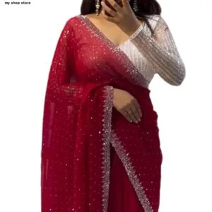 HMP Fashion Hot Saree with Blouse - Great Deal 2024